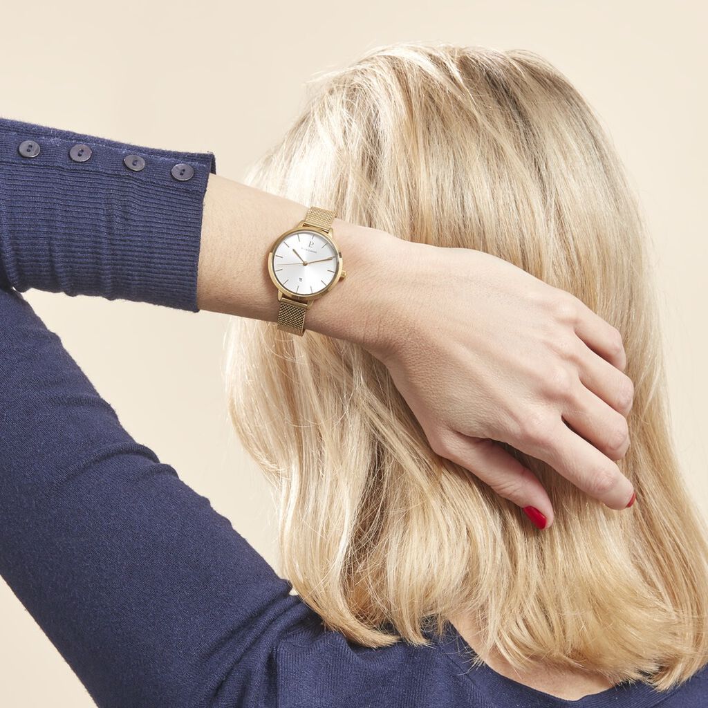 Montre Pierre Lannier Echo Argenté