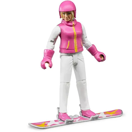 BRUDER® 60420 Snowboardfahrerin mit Zubehör