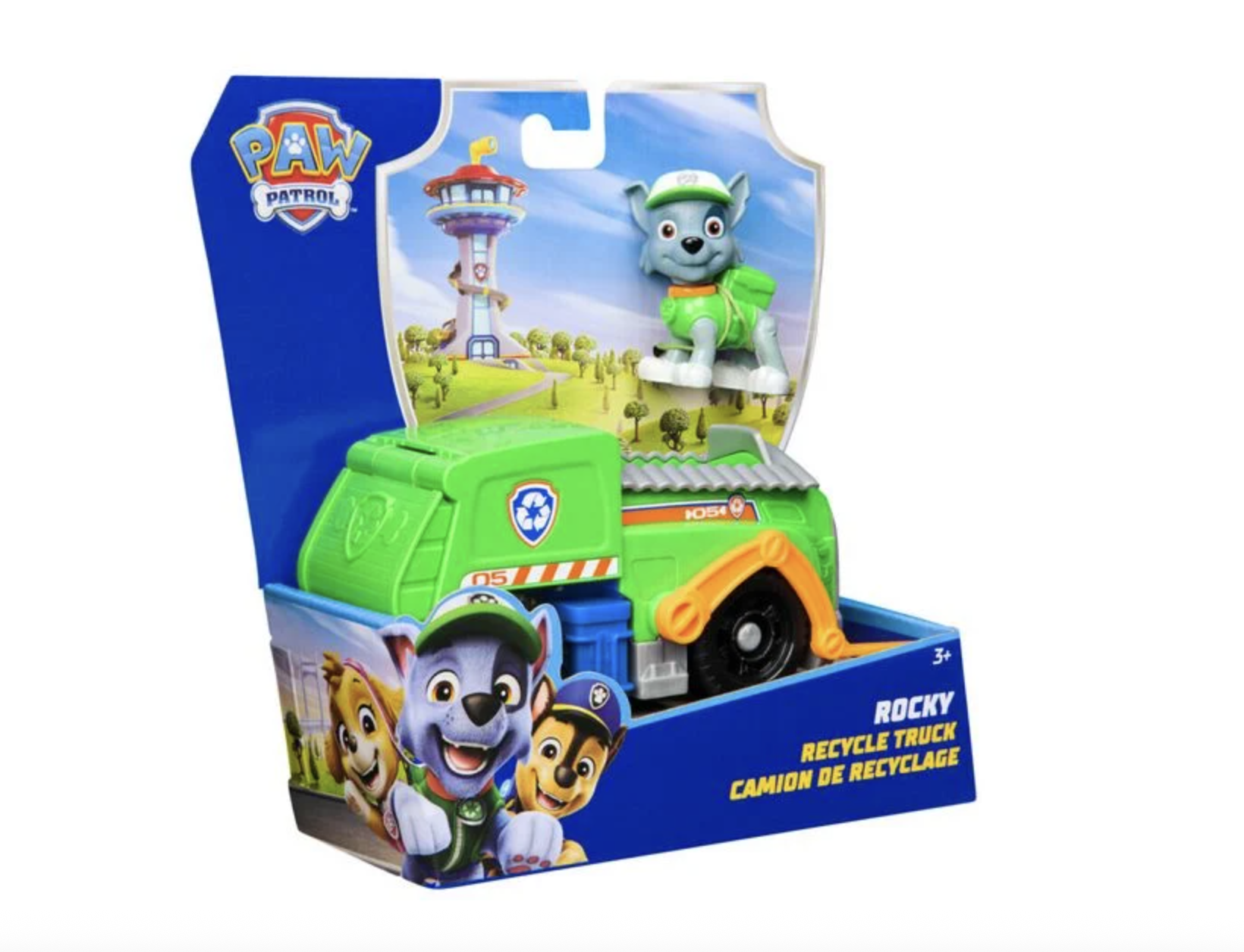 PAW Basic Vehicle Rocky Recycling Truck Spielzeug Kinder Fahrzeug (1864673) - Paw Patrol