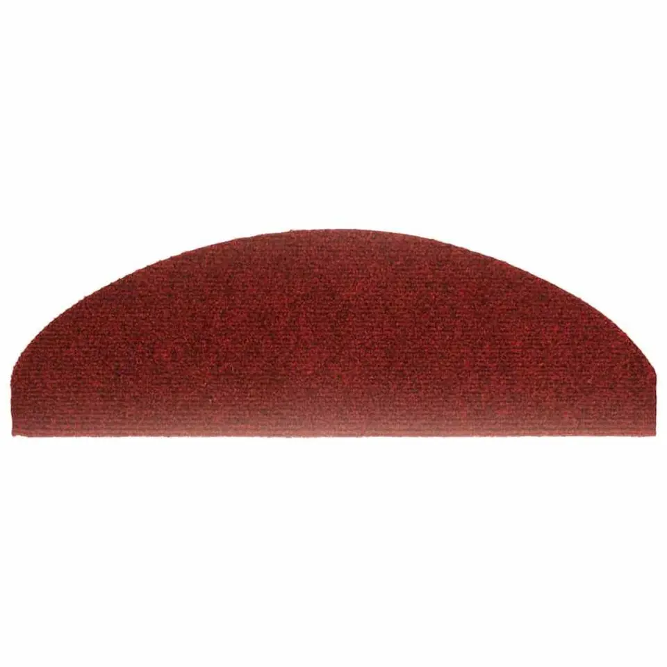 vidaXL - Trapmat - Rood - Polypropyleen - 65 x 21 x 4 cm - 5 stuks