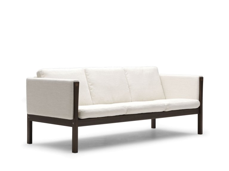 Carl Hansen & Son CH163 bank geolied walnoot Thor 301 leer