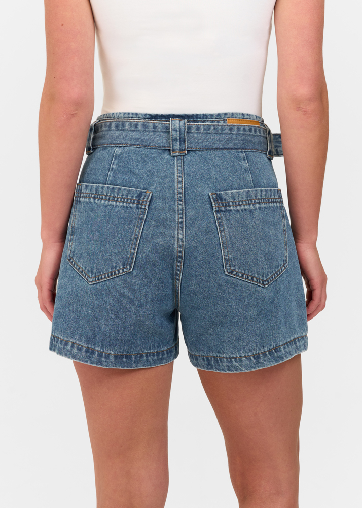 Signature short navy blauw