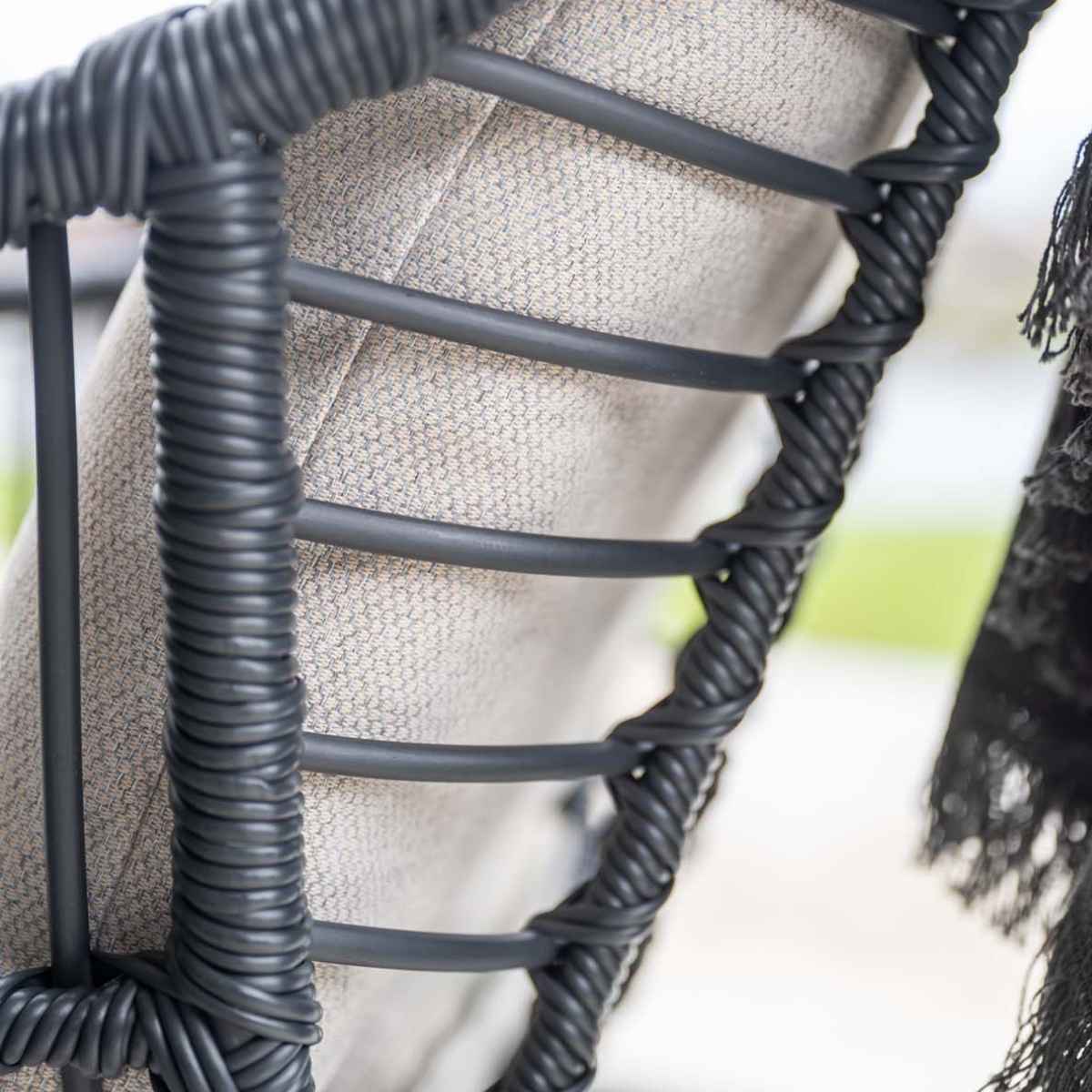 Garden Impressions Margriet dining fauteuil - Carbon Black