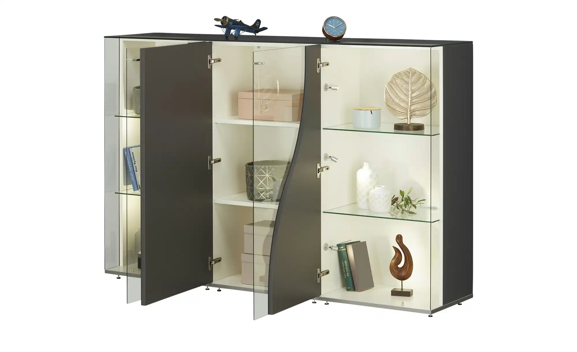 LEONARDO Highboard Leo Curve 50