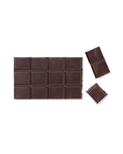 barre de chocolat noir 70% fruits rouges 90g