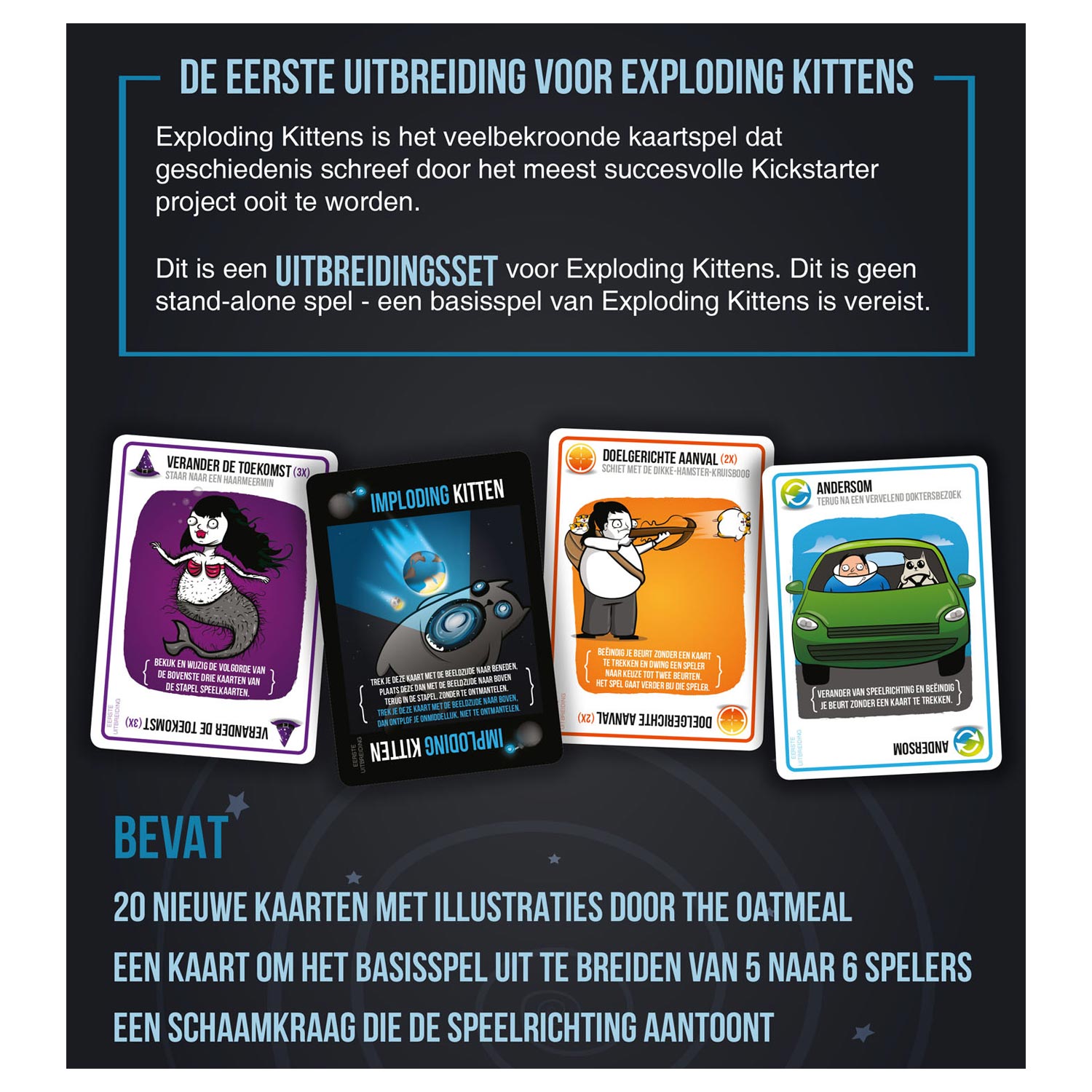 Imploding Kittens Kaartspel