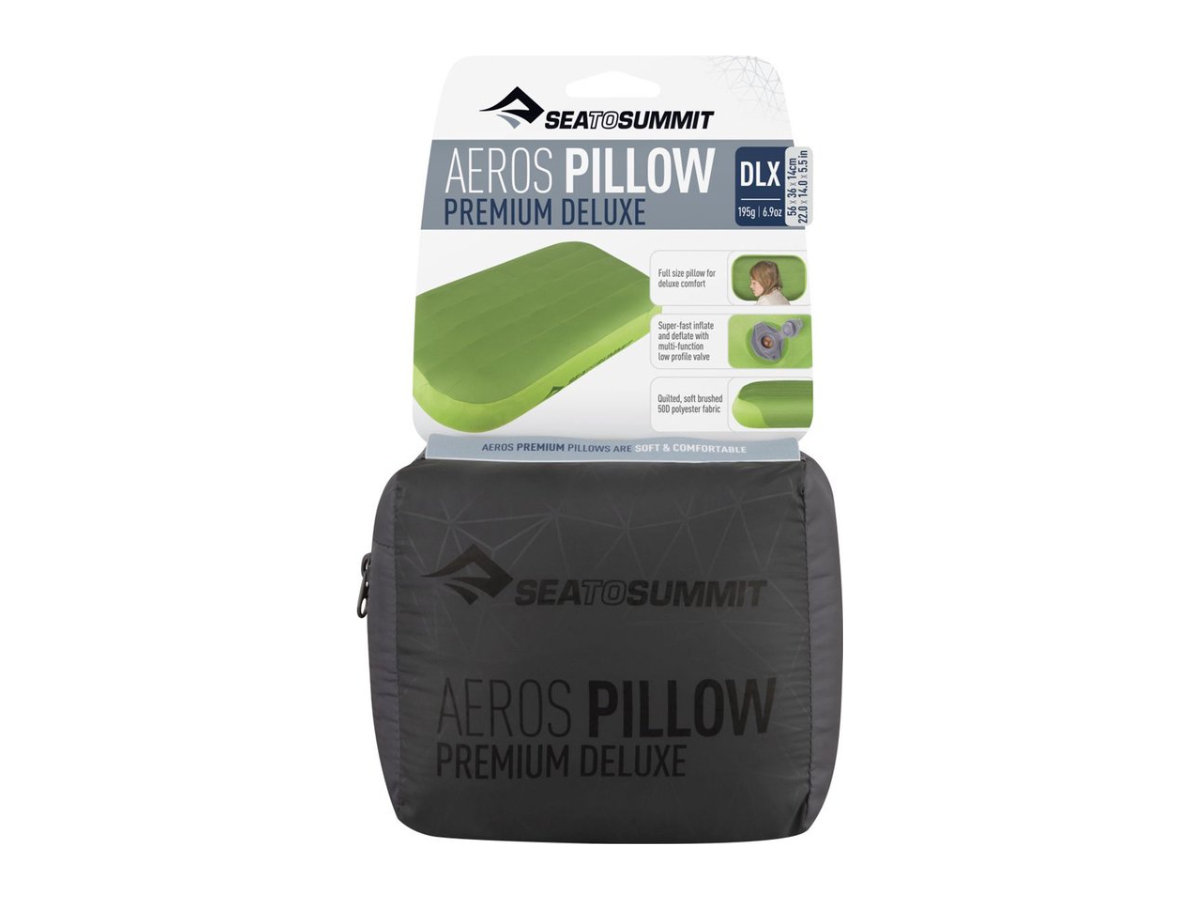 Sea to Summit Aeros Premium Deluxe hoofdkussen - Grey