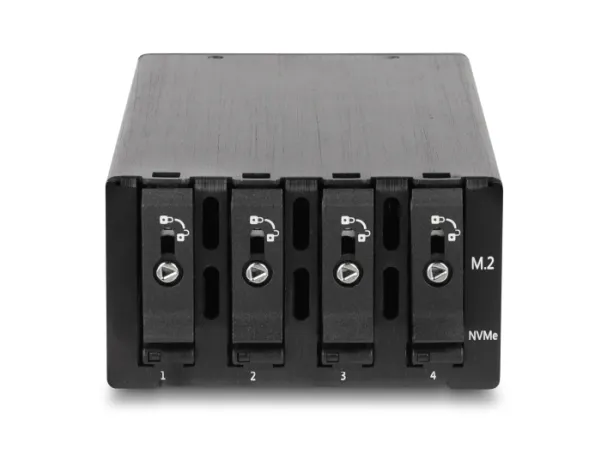Delock - Lagrings mobil rack - sort