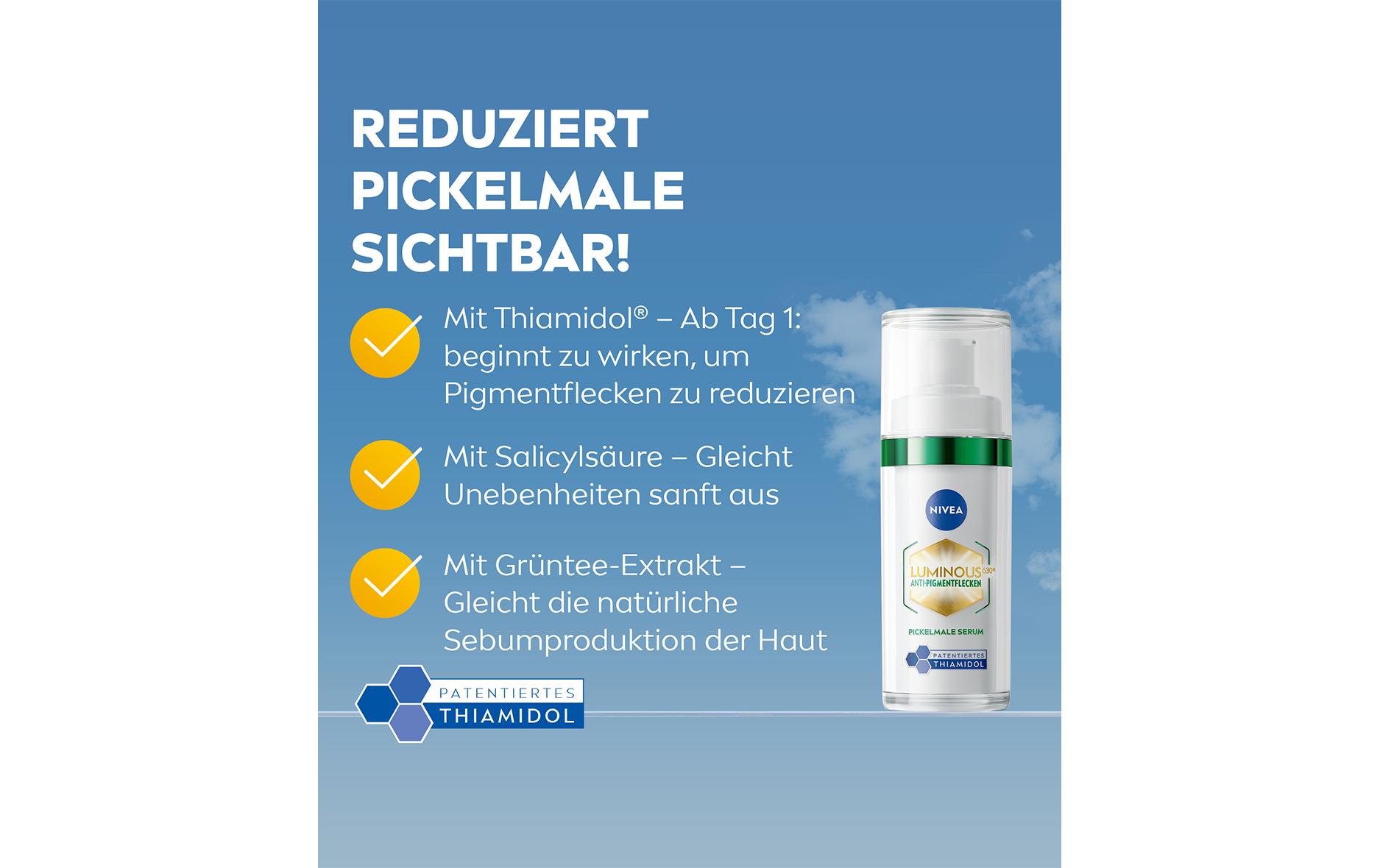 Gesichtsserum Cellular Luminous 630 Pickelmale 30 mlSerum reduziert dunkle Flecken nach der Akne