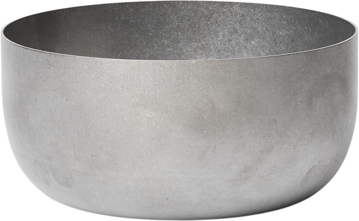 ferm LIVING Tumbled Bowl - Stainless Steel Stainless steel