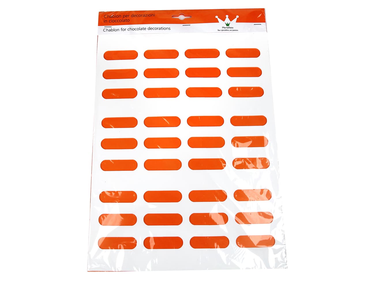 Chablon en silicone - 36 éclairs - 36 éclairs long 6 cm - Martellato