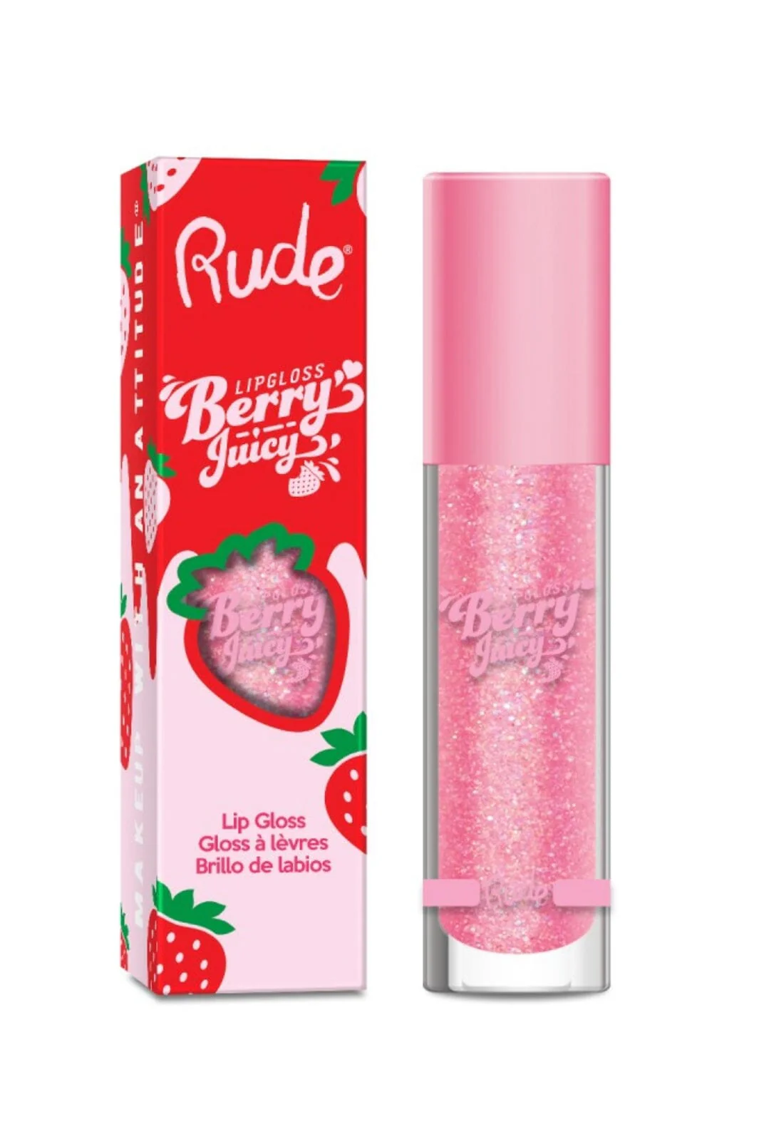 Rude Cosmetics Berry Juicy Lip Gloss flirty