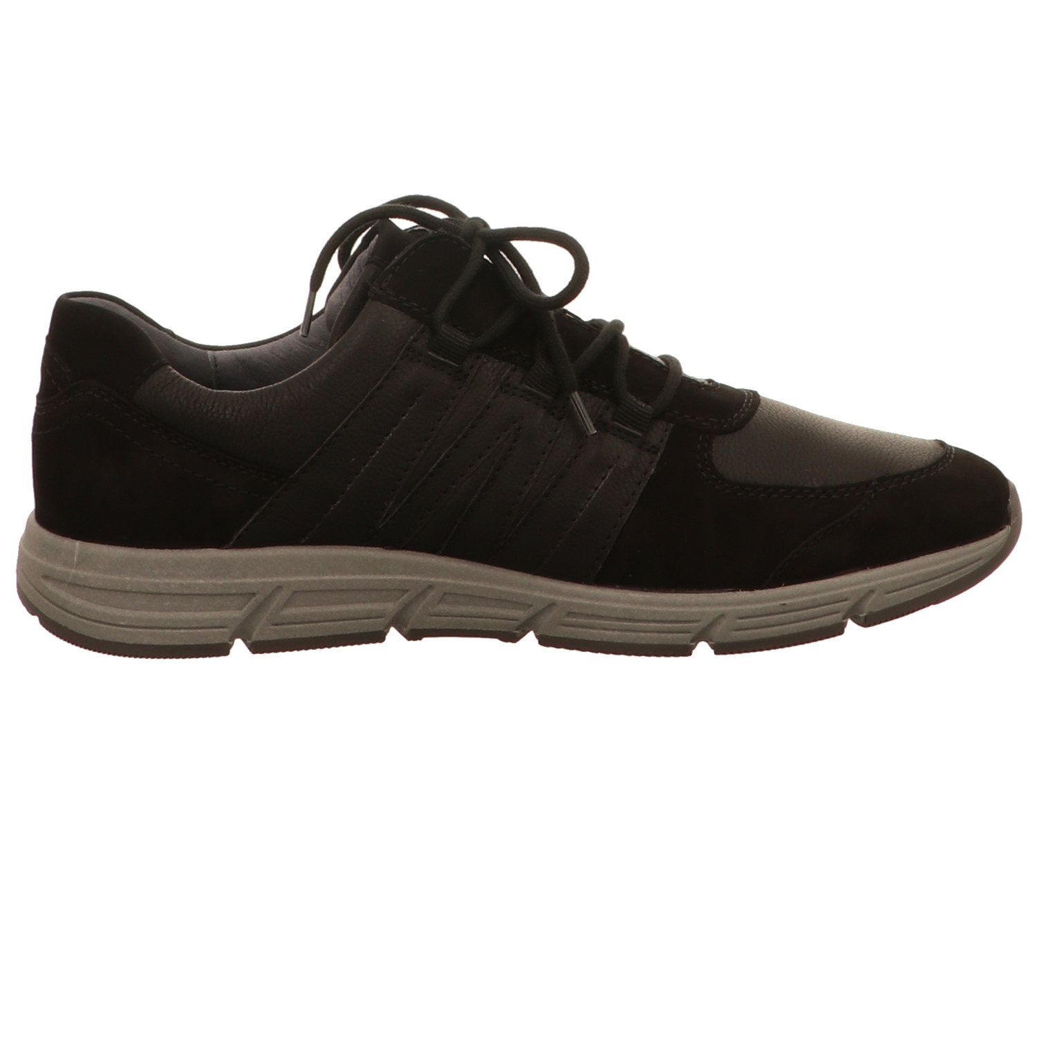 Waldläufer Schnürschuh schwarz