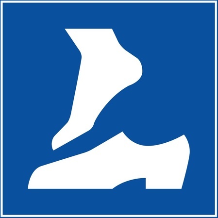 Panneau d'information - Retirer chaussures - PI BP 007 - ISO 7001