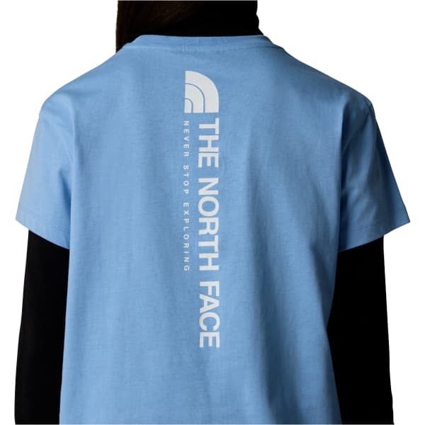 T-shirt THE NORTH FACE G VERTICAL GRAPHIC RELAXED S/S TEE DARK CORNFLOWER