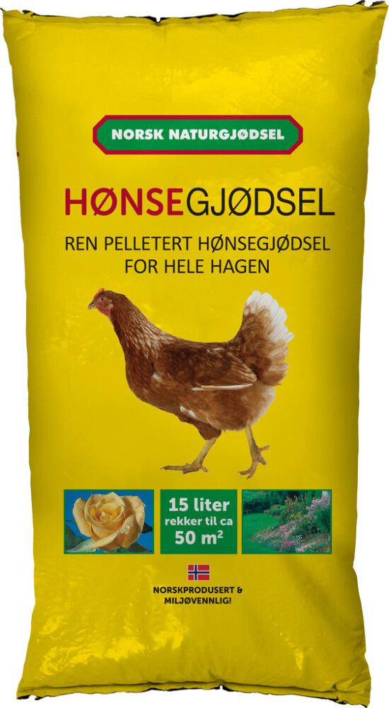 HØNSEGJØDSEL NORSK NATURGJØDSEL 15L