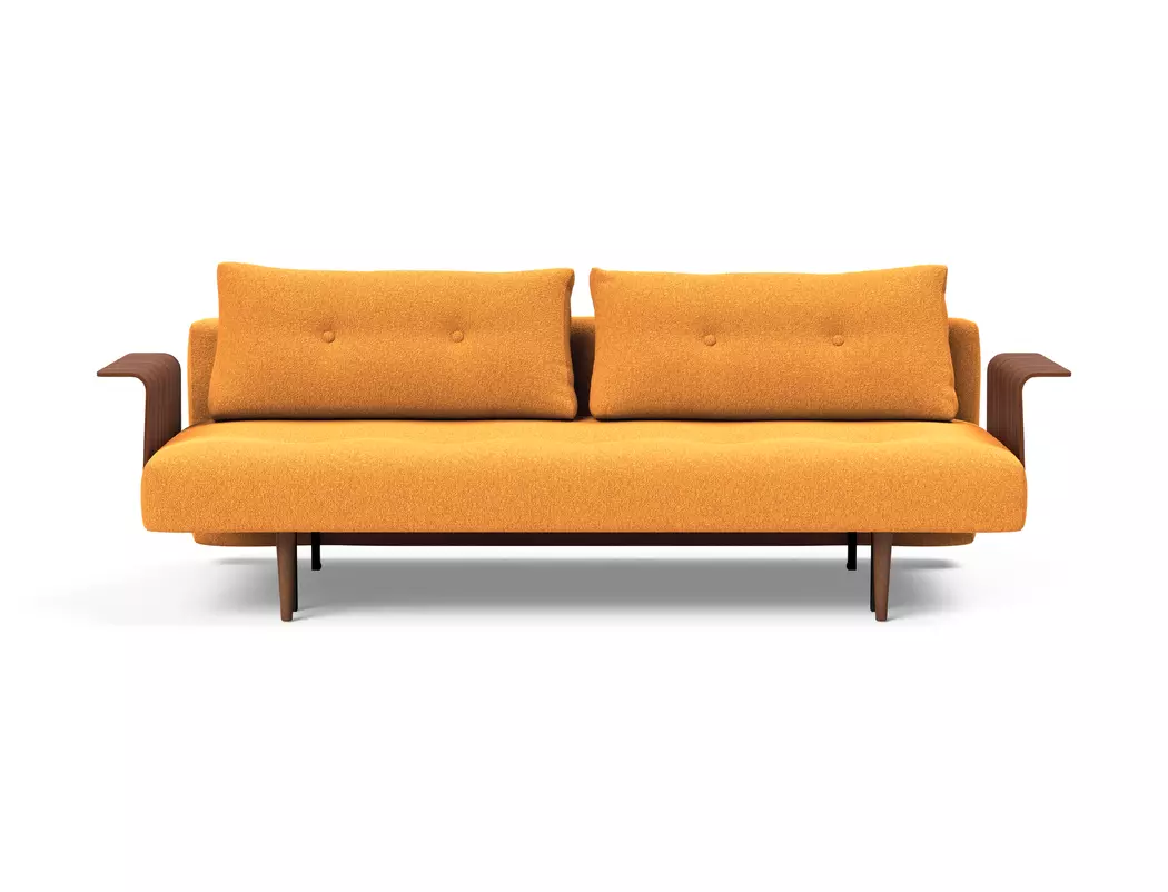 Schlafsofa mit Armlehnen Recast Plus dunkel