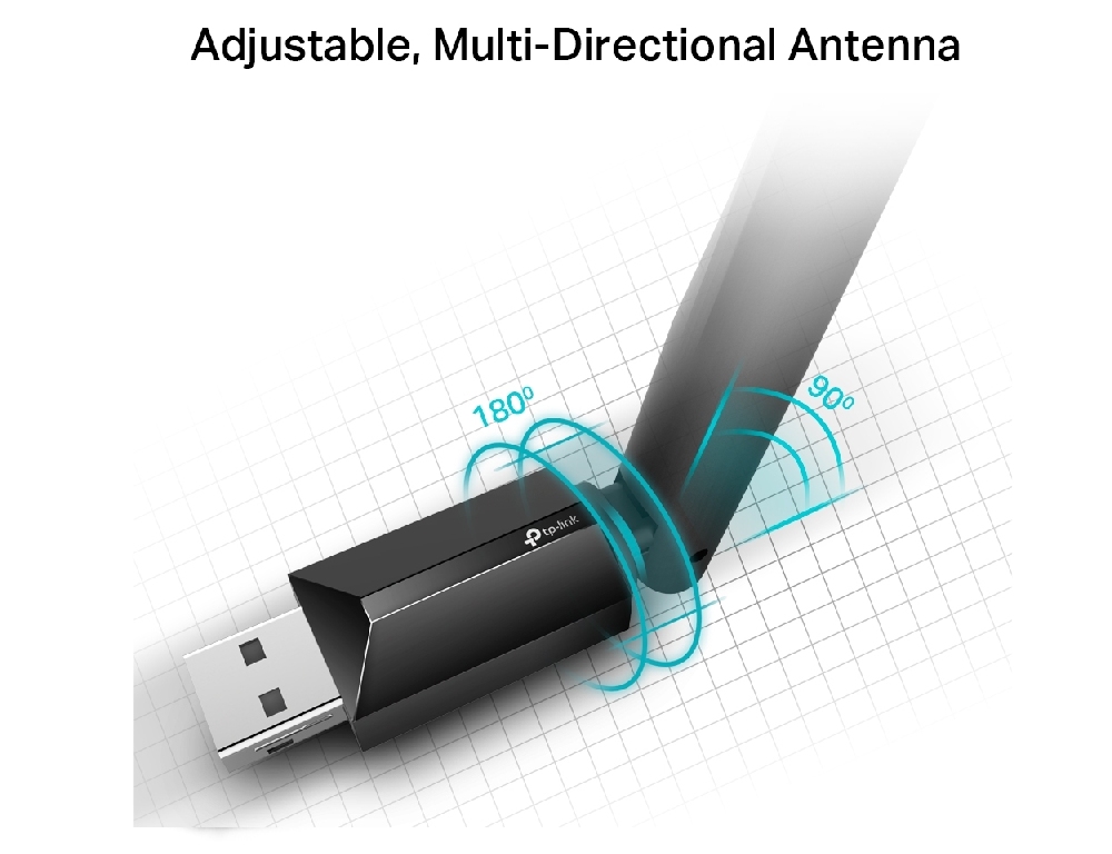 ADAPTADOR WI-FI TP-LINK ARCHER-T2U-PLUS USB AC600