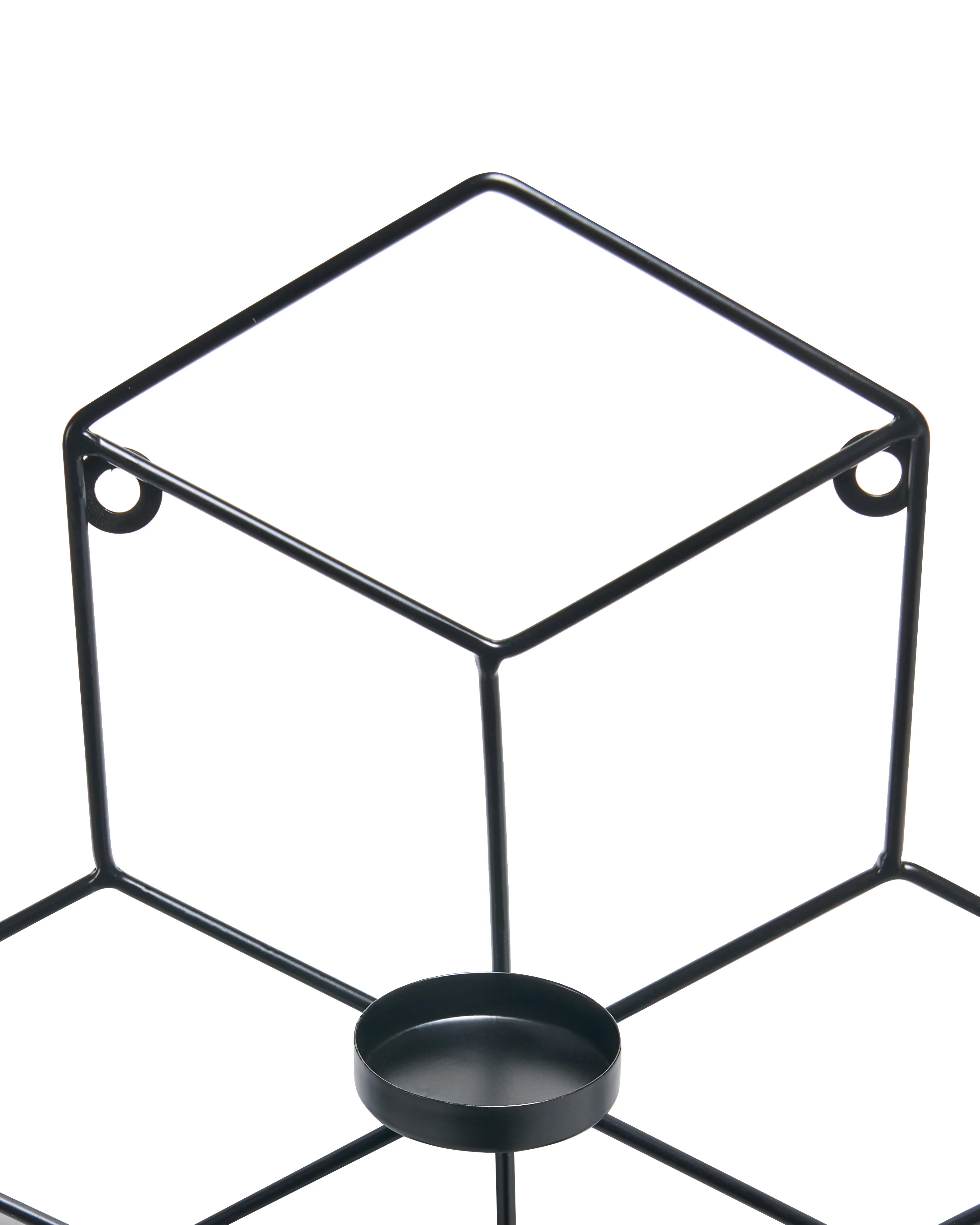Wandkandelaar TAROUCA Metaal 31 cm Zwart