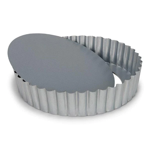 Moule à tarte fond amovible acier revêtu 20 cm Patisse
