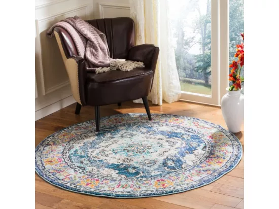 Tapis Navy & Light Blue 122 X 122 cm - Milà
