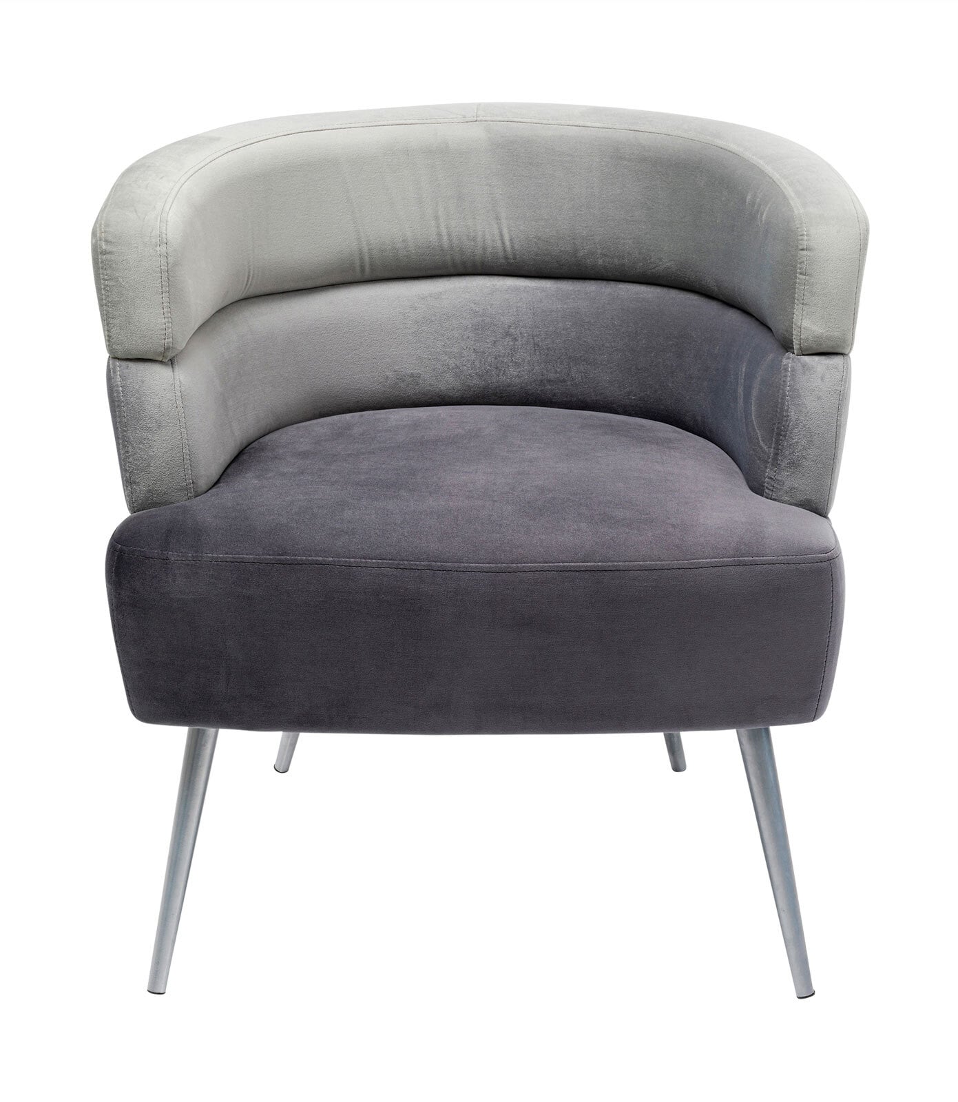 KARE DESIGN Sessel SANDWICH 65 x 74 cm grau