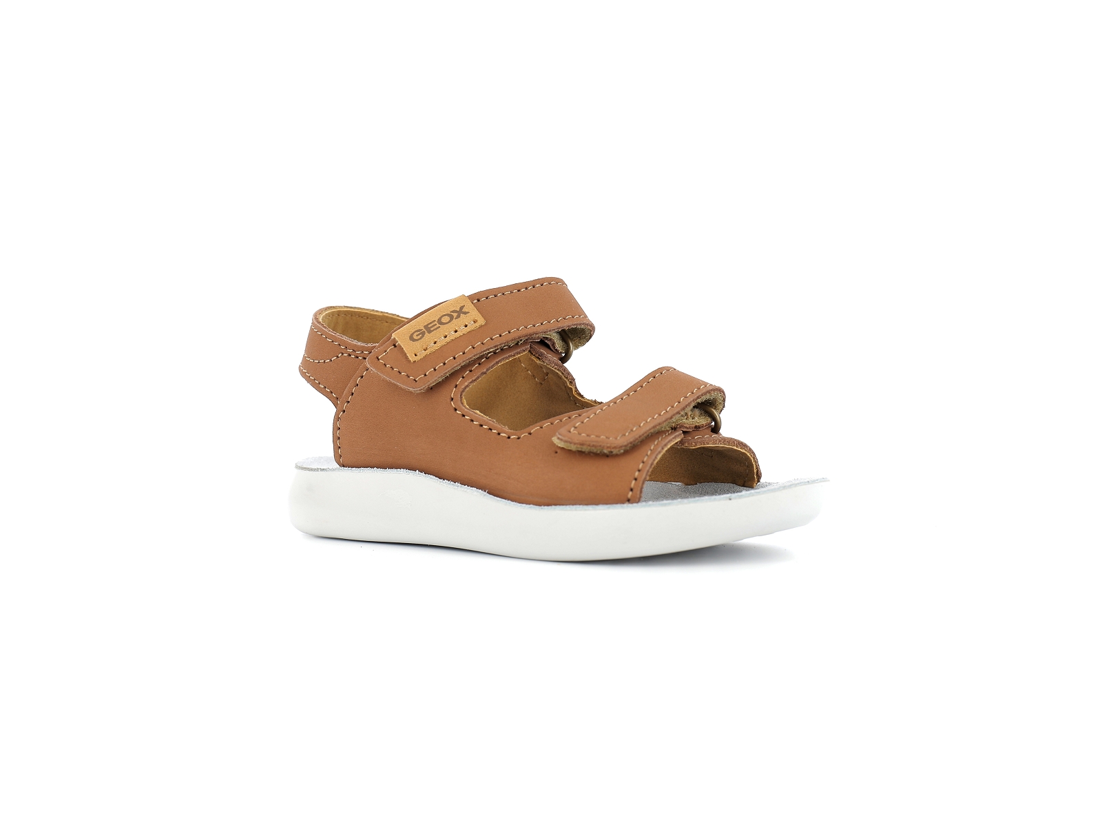 Geox-SANDAL LIGHTFLOPPY B455SB Matières combinées Marron Moyen