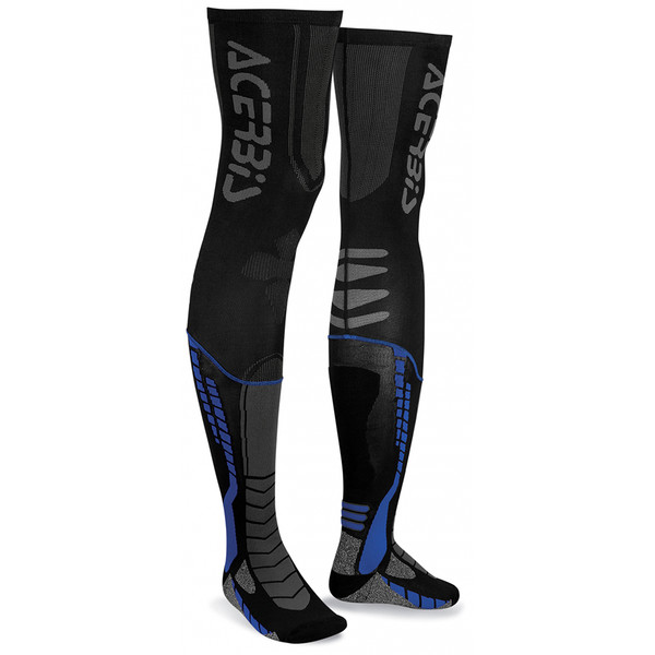 Acerbis - Chaussettes X-Leg Pro Socks Noir / Bleu