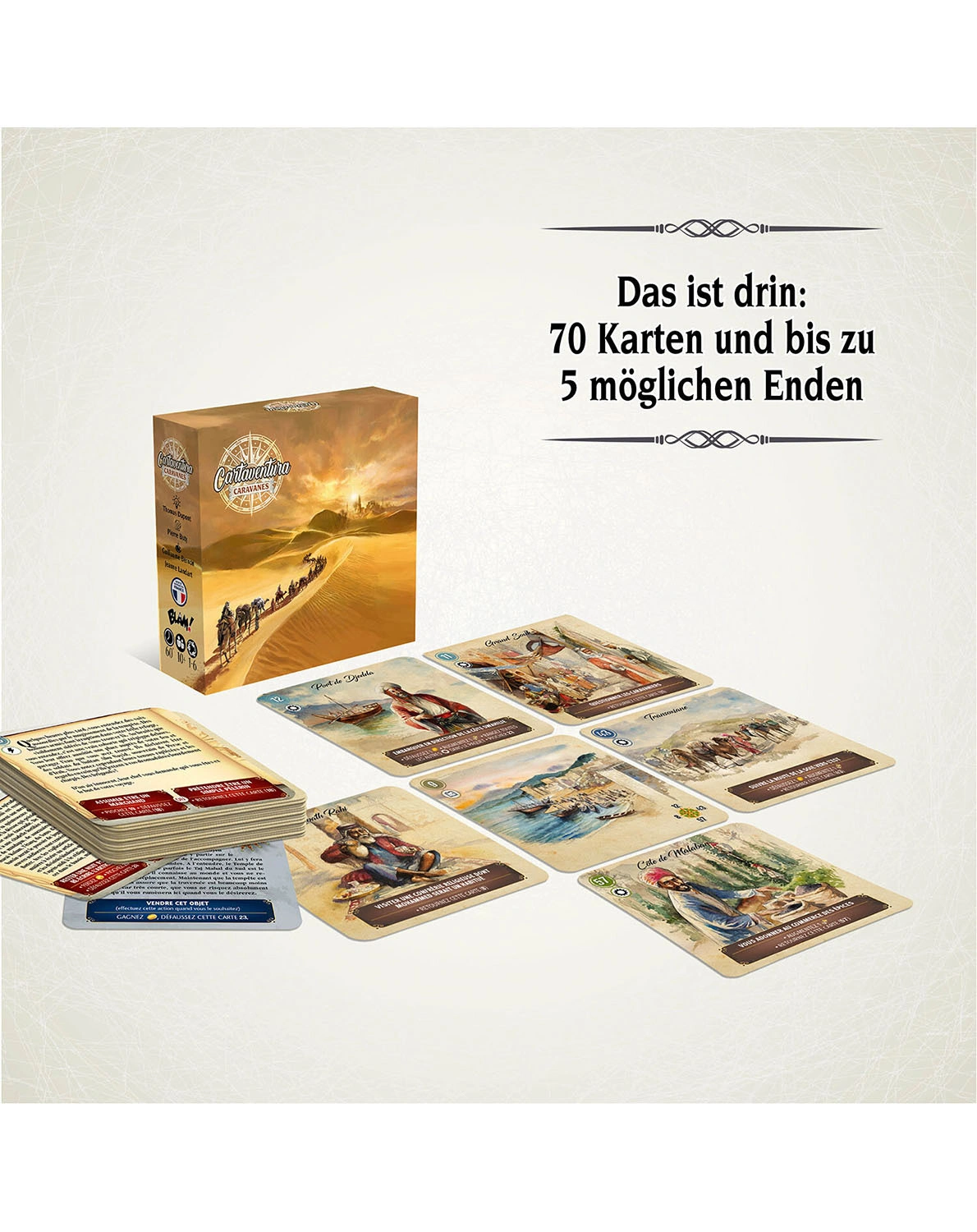 Gesellschaftsspiel CARTAVENTURE - KARAWANEN in bunt