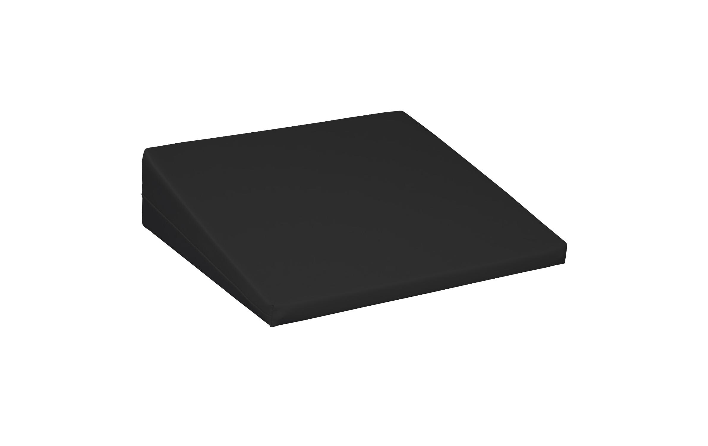 Keilkissen Skai Tundra schwarz 40 x 40 x 10 cmGesunde Stärkung, Entlastung und Stabilisierung der Wirbelsäule