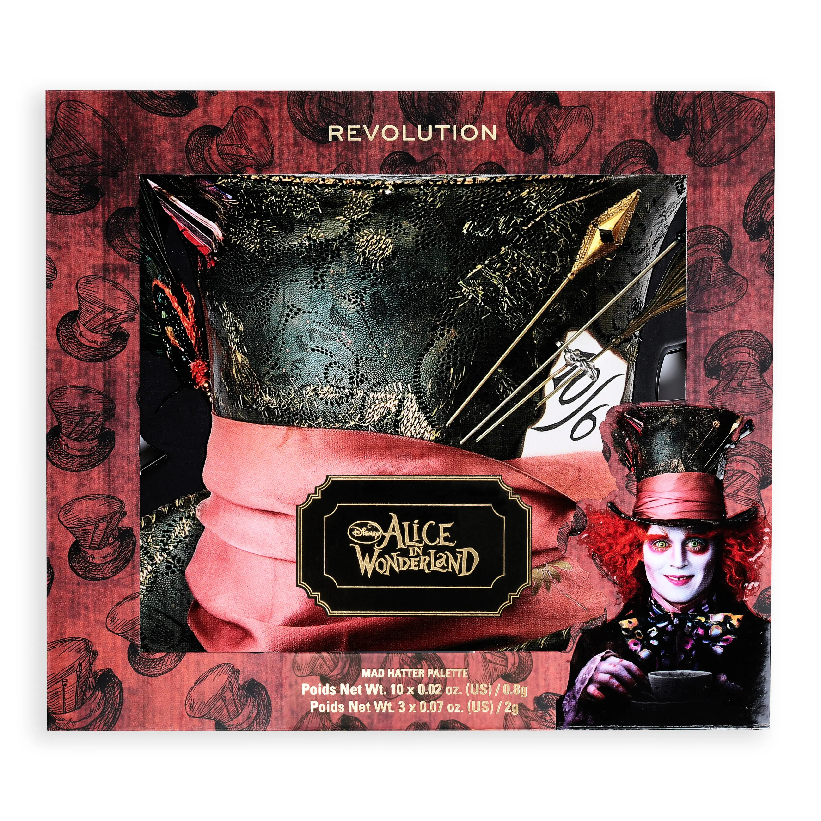 x Alice in Wonderland Mad Hatter Palette