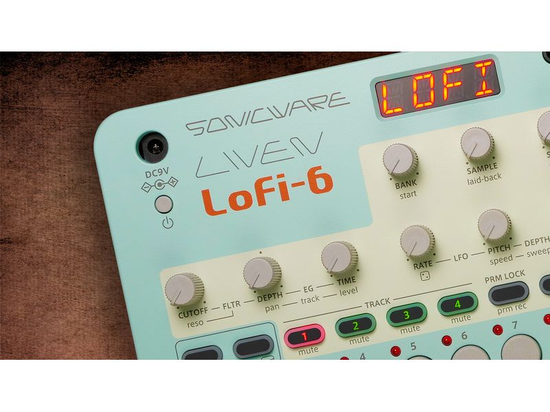 Sonicware Sample-Player LIVEN Lofi-6 Die ultimative Retro 6kHz Sampling-Engine