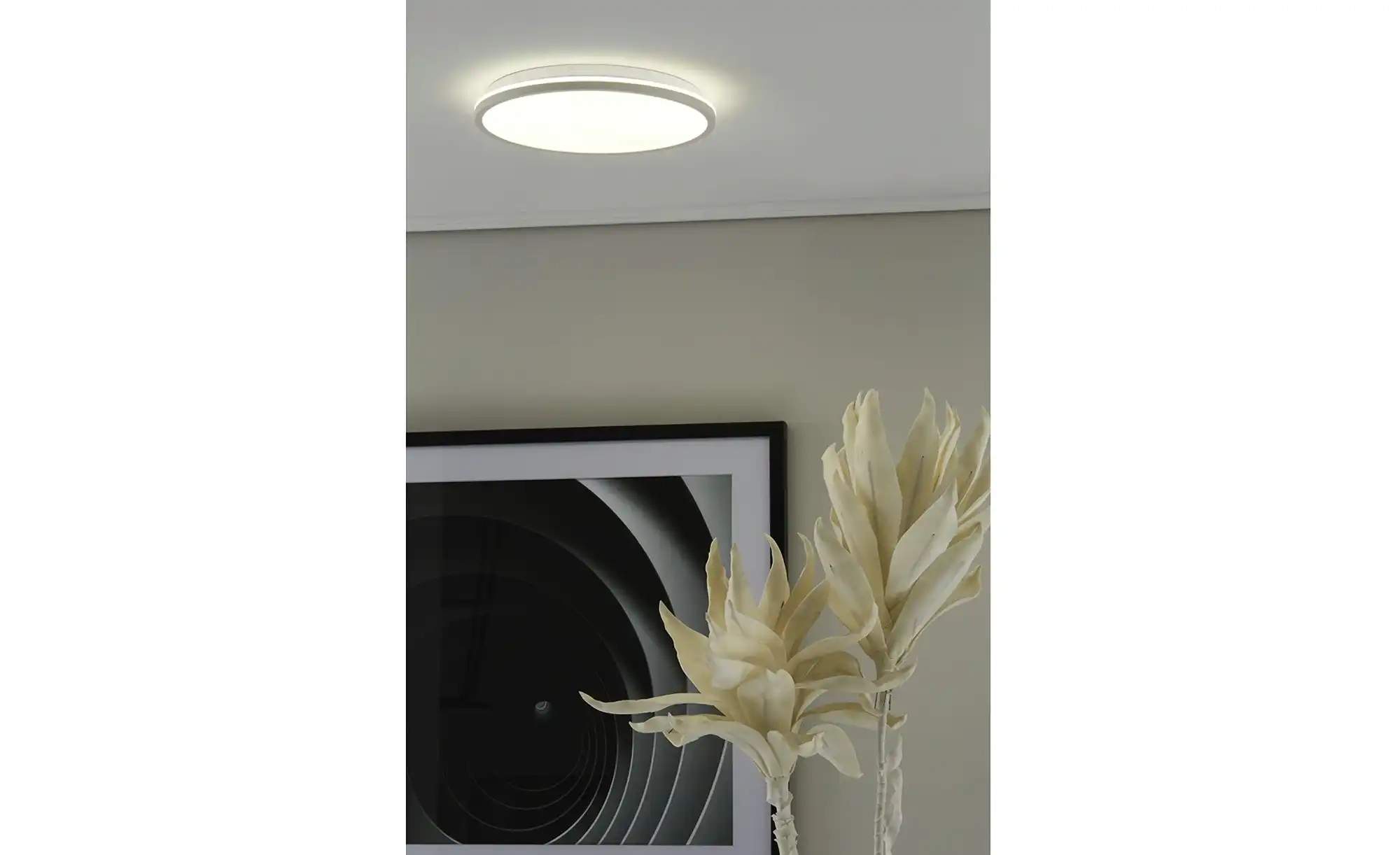 KHG LED-Deckenleuchte mit Backlight, weiß