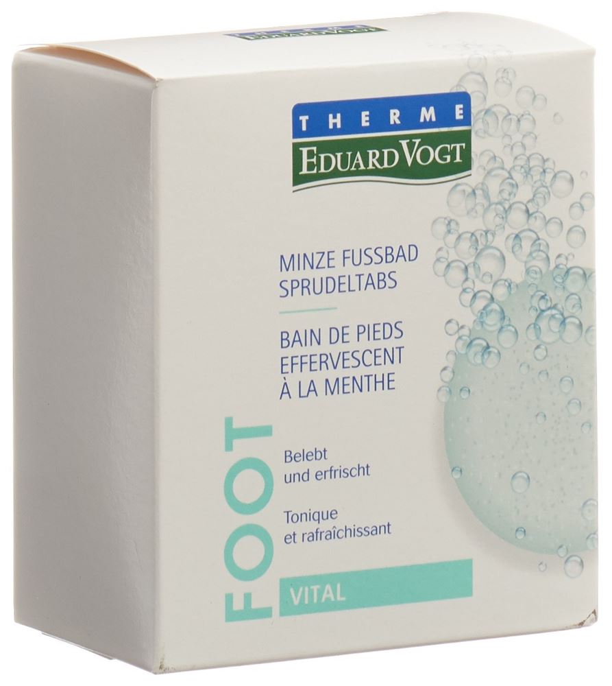 EDUARD VOGT VITAL Fussbad Sprudeltabs<br>6 × 30 g