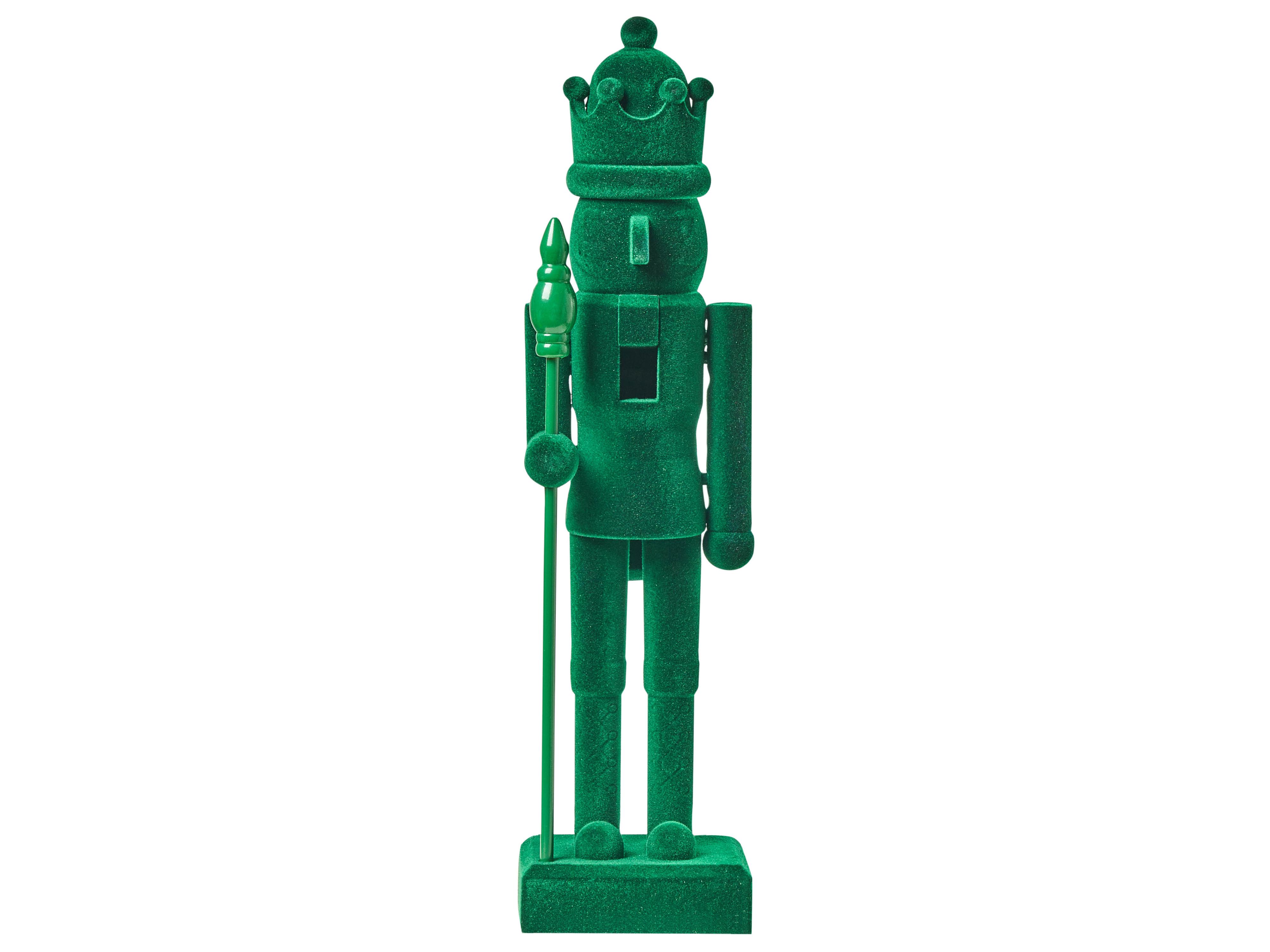 Set van 2 figuren FLATEY Notenkraker 40 cm Groen