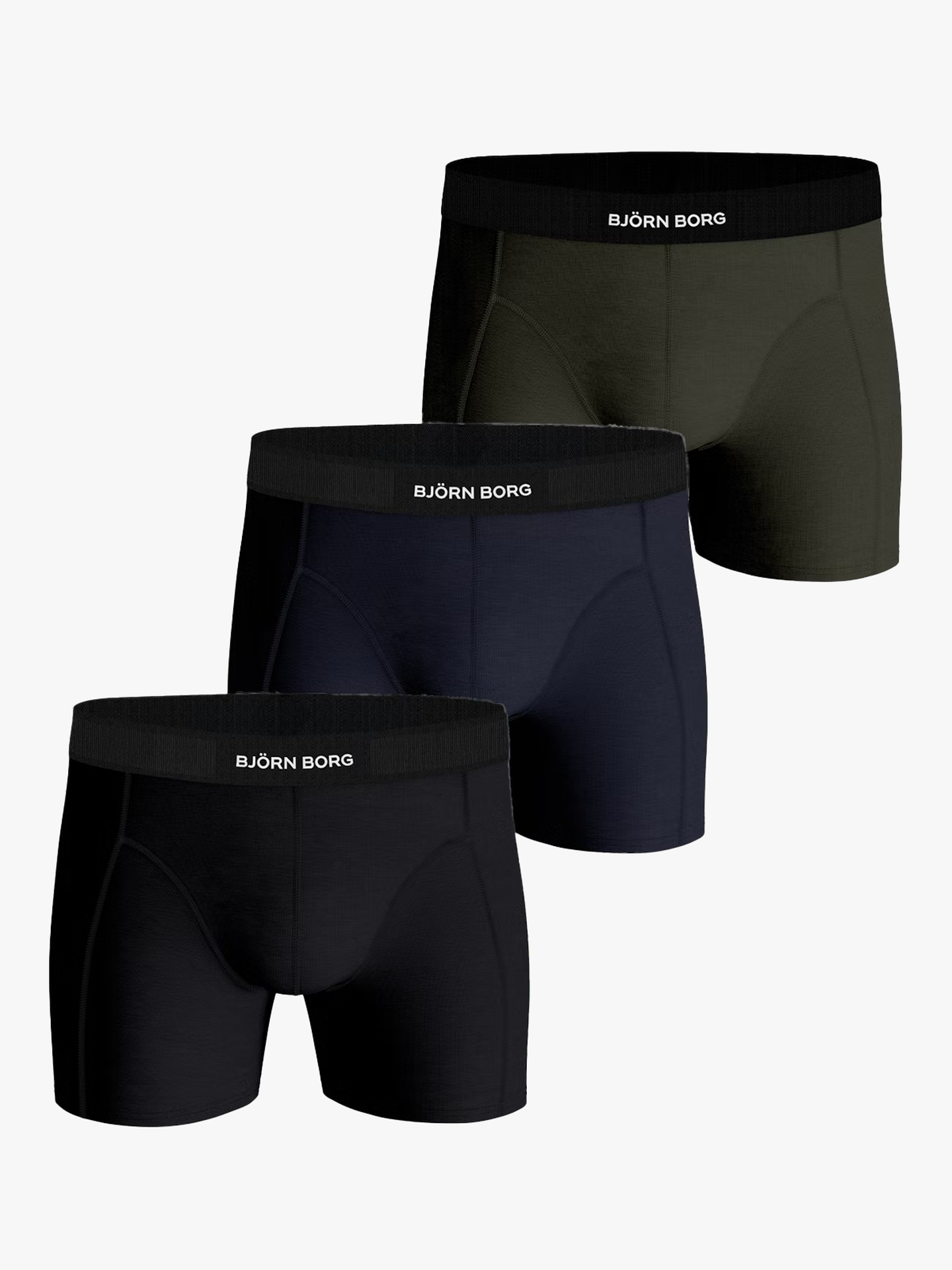 Premium Cotton Stretch 3-Pack