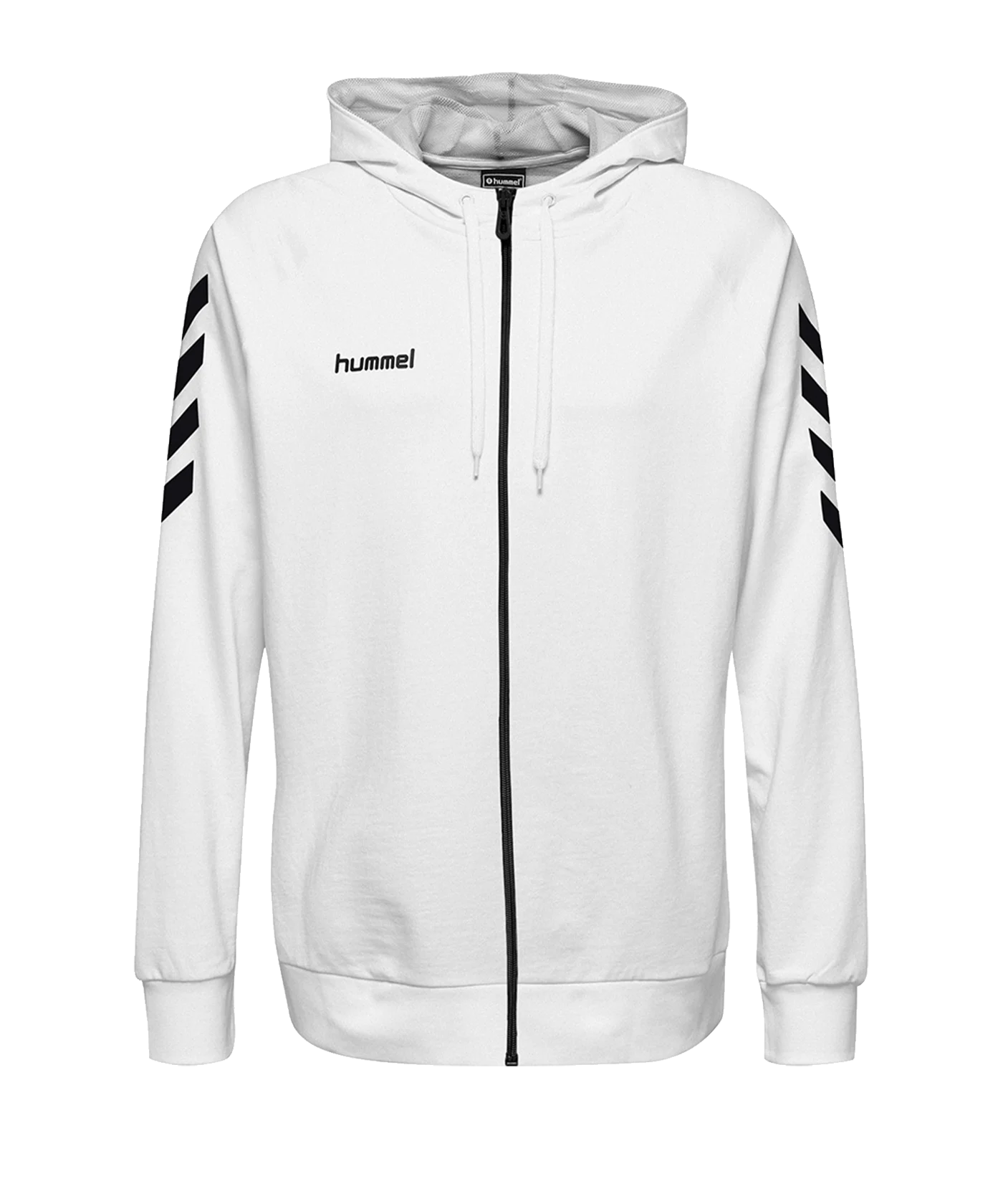 Hummel Cotton Kapuzenjacke Kids Weiss F9001