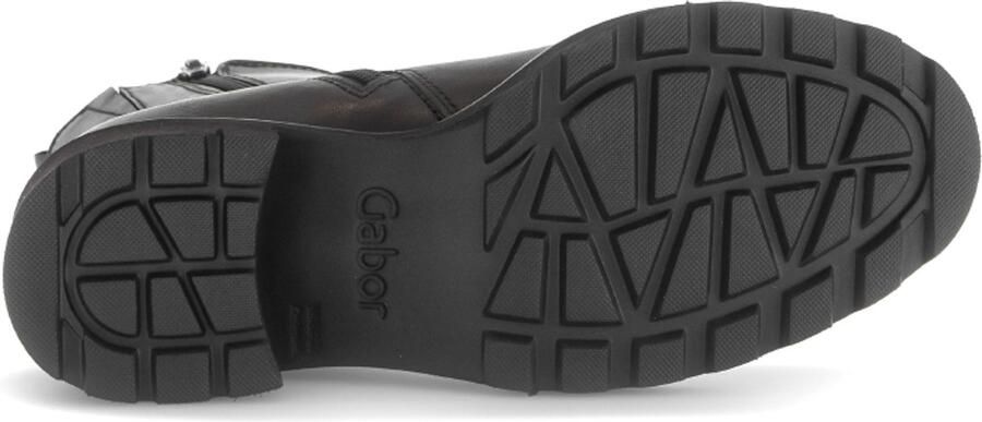 GABOR Enkelboots Dames 631.1 Maat: 40 Materiaal: Leer Kleur: Zwart
