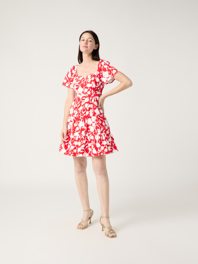 Robe courte imrpimée