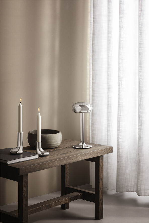 Eva Solo Mellow Lysestage 8 cm Polished steel