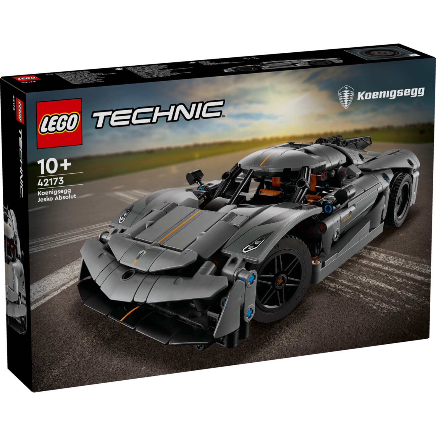 LEGO®Technic 42173 Koenigsegg Jesko Absolut Supersportwagen in Grau ab 10+ Jahren