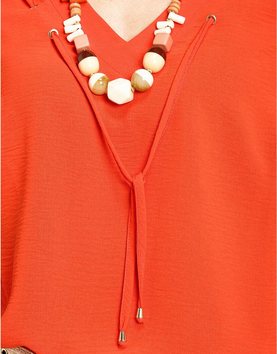 Débardeur chic orange