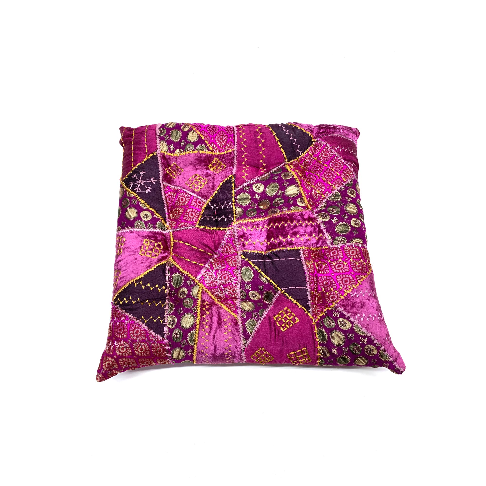 Sitzkissen pink, L 40 cm, B 40 cm, H 8 cm von fischer's lagerhaus