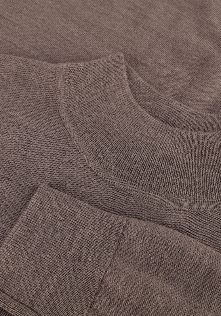bruine profuomo coltrui pullover mock neck merino