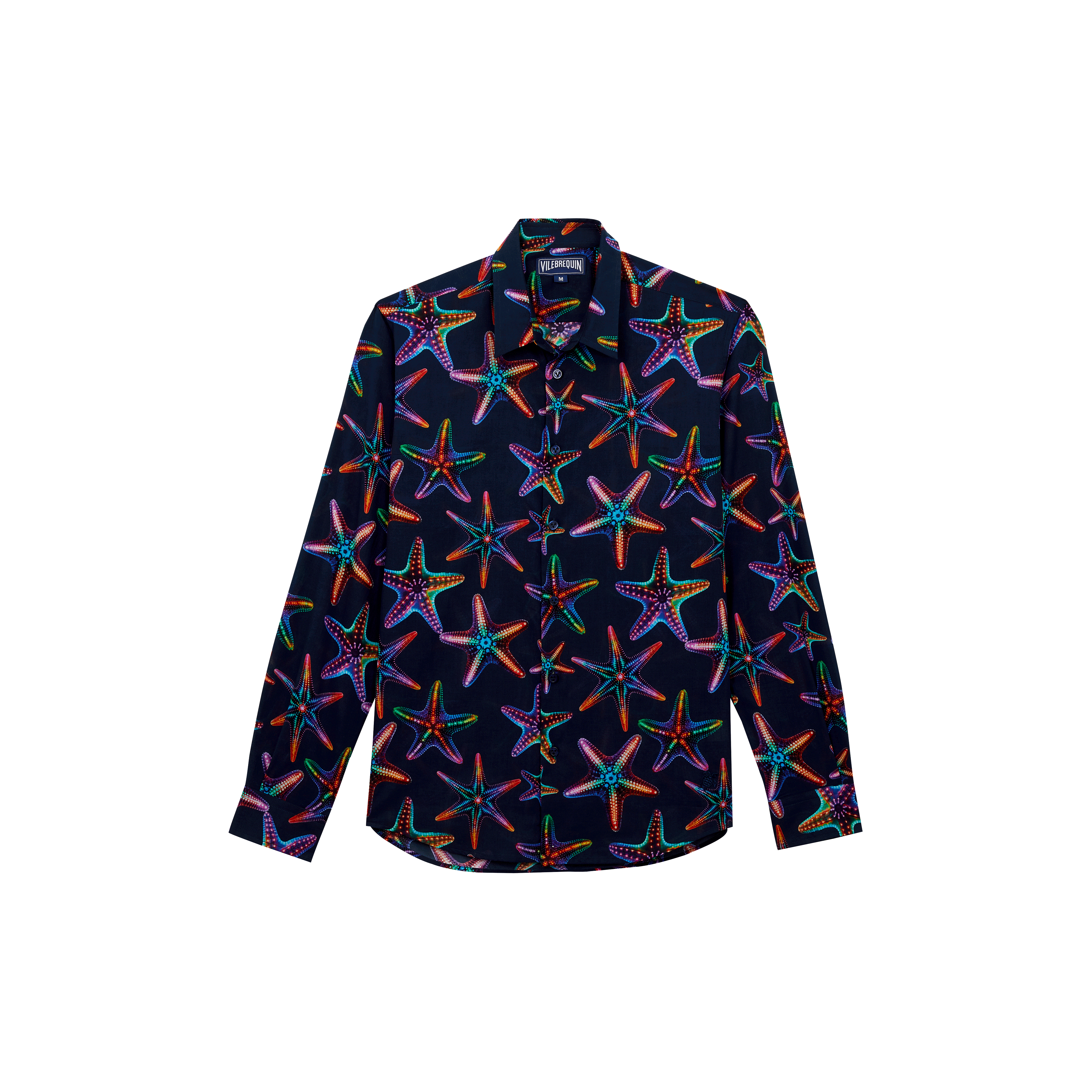 Chemise en coton voile organique Unisexe Disco Stars
