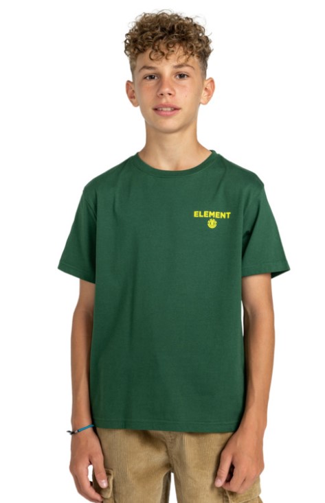 Element Disco SS Youth Dark Green