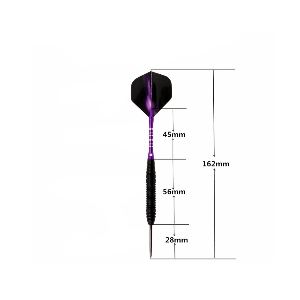 (3er Set) Profi Steeldart Pfeile Wurf Flights Dart Spitzen Kit inkl. Aufbewahrungs Box - Schwarz / Blau