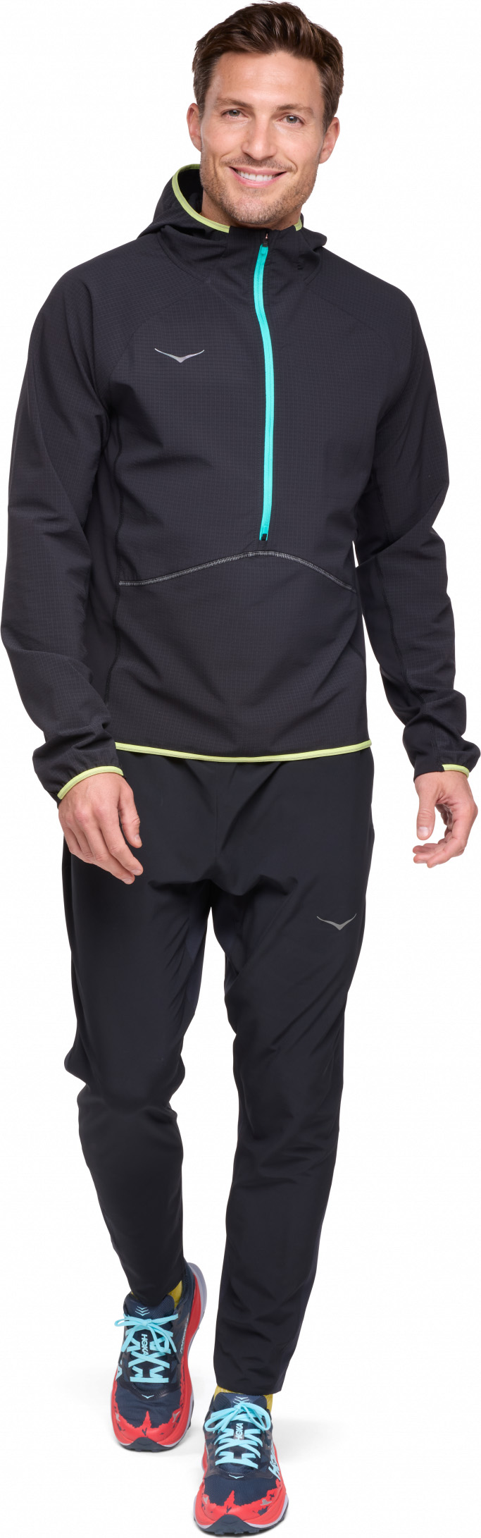 Skyglow 1/2 Zip Herre BLK/Black