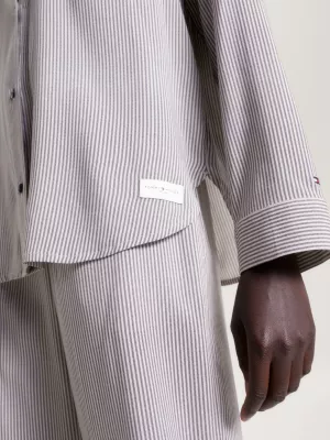 Blusa de pijama listrada TH Established