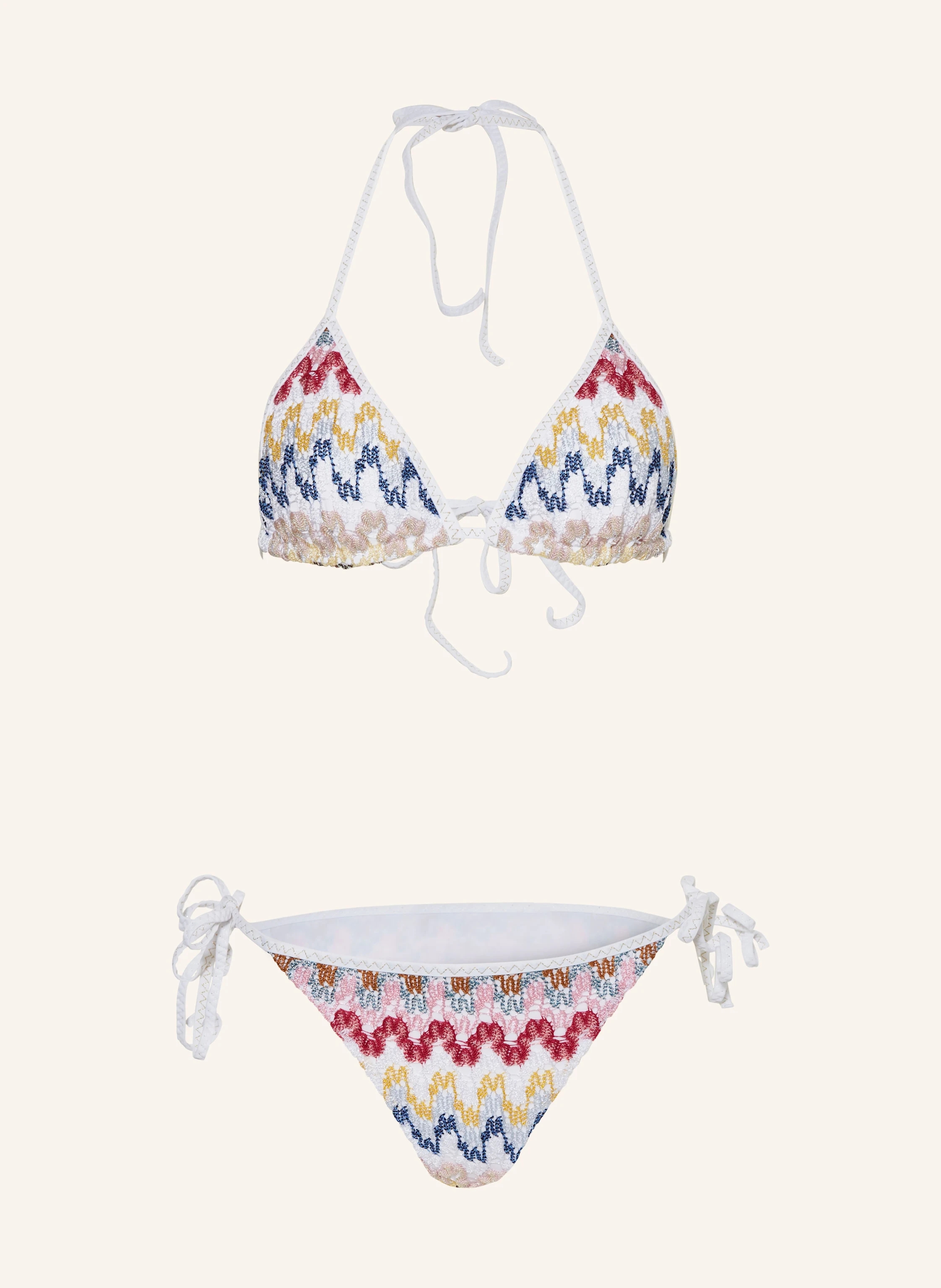 MISSONI Triangel-Bikini mit Glitzergarn